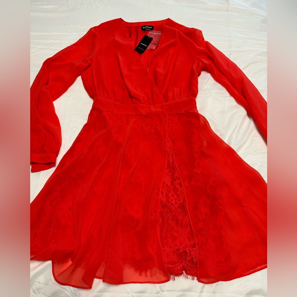 Brand bebe size 6 red color